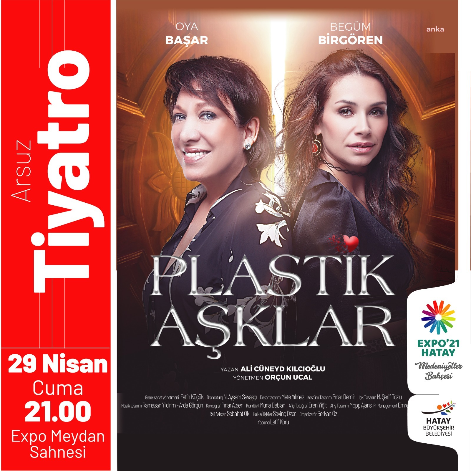 ‘PLASTİK AŞKLAR’ OYUNU EXPO’21 HATAY’DA