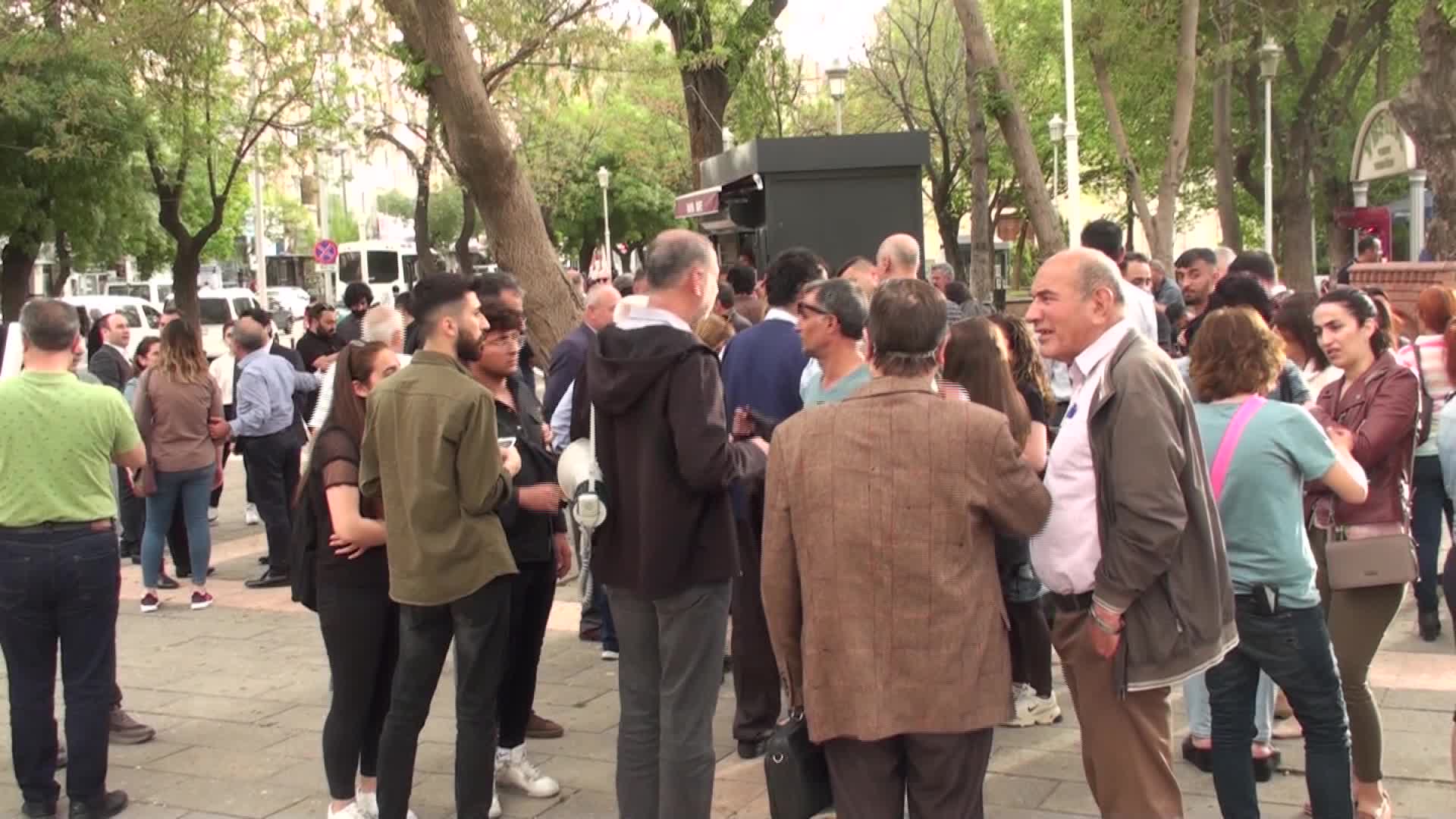 GAZİANTEP'TE 'GEZİ DAVASI' PROTESTOSU