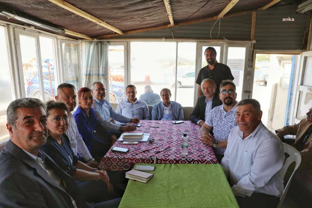 CHP HEYETİ DİDİM'DE BALIKÇI ESNAFIYLA BULUŞTU