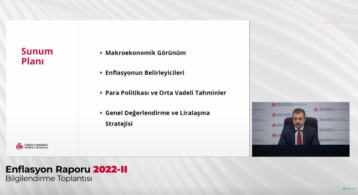 MERKEZ BANKASI 2022 ENFLASYON TAHMİNİNİ YÜZDE 23,2’DEN YÜZDE 42,8’E YÜKSELTTİ