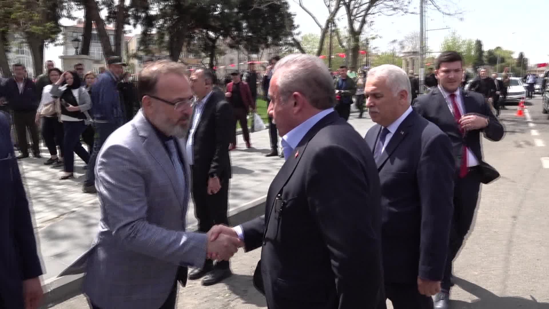 TBMM BAŞKANI ŞENTOP, AKP MİLLETVEKİLİ KONCAGÜL’ÜN BABASININ CENAZESİNE KATILDI