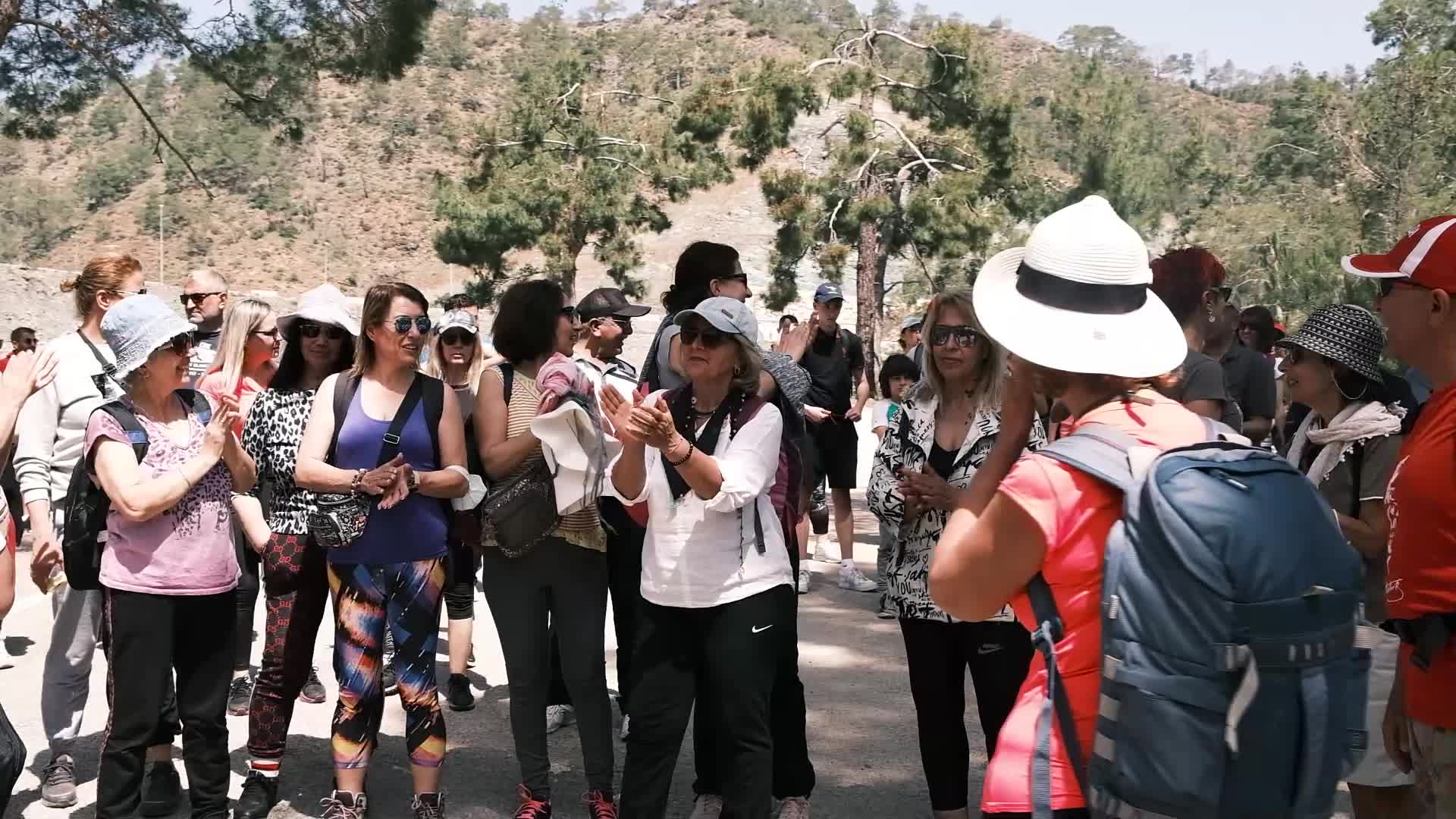ANTALYA’DA DOĞASEVERLER TARİHİ LİKYA YOLU’NDA YÜRÜDÜ
