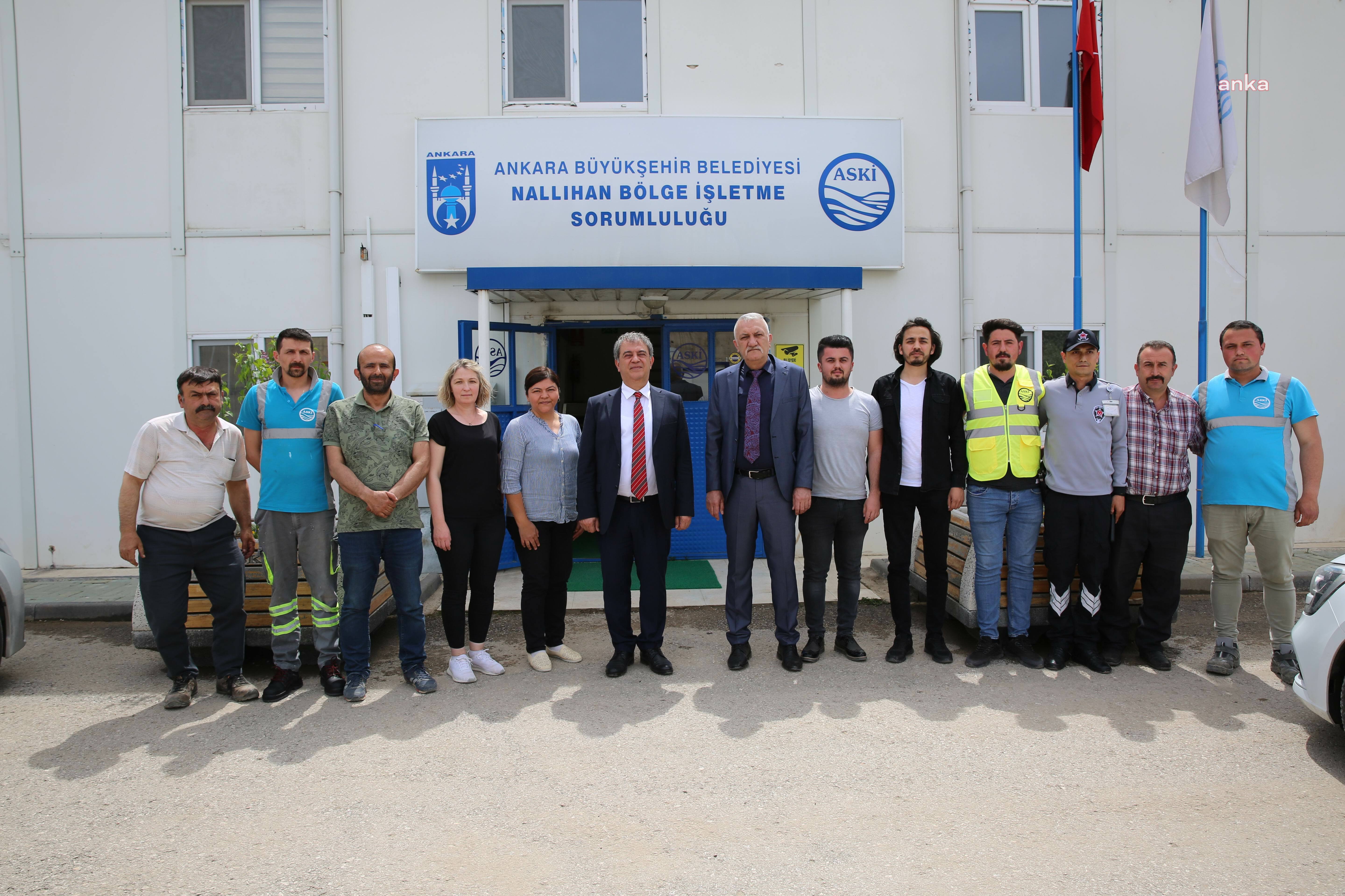 ANKARA BÜYÜKŞEHİR NALLIHAN’A TEMİZ VE SAĞLIKLI SU GÖTÜRDÜ