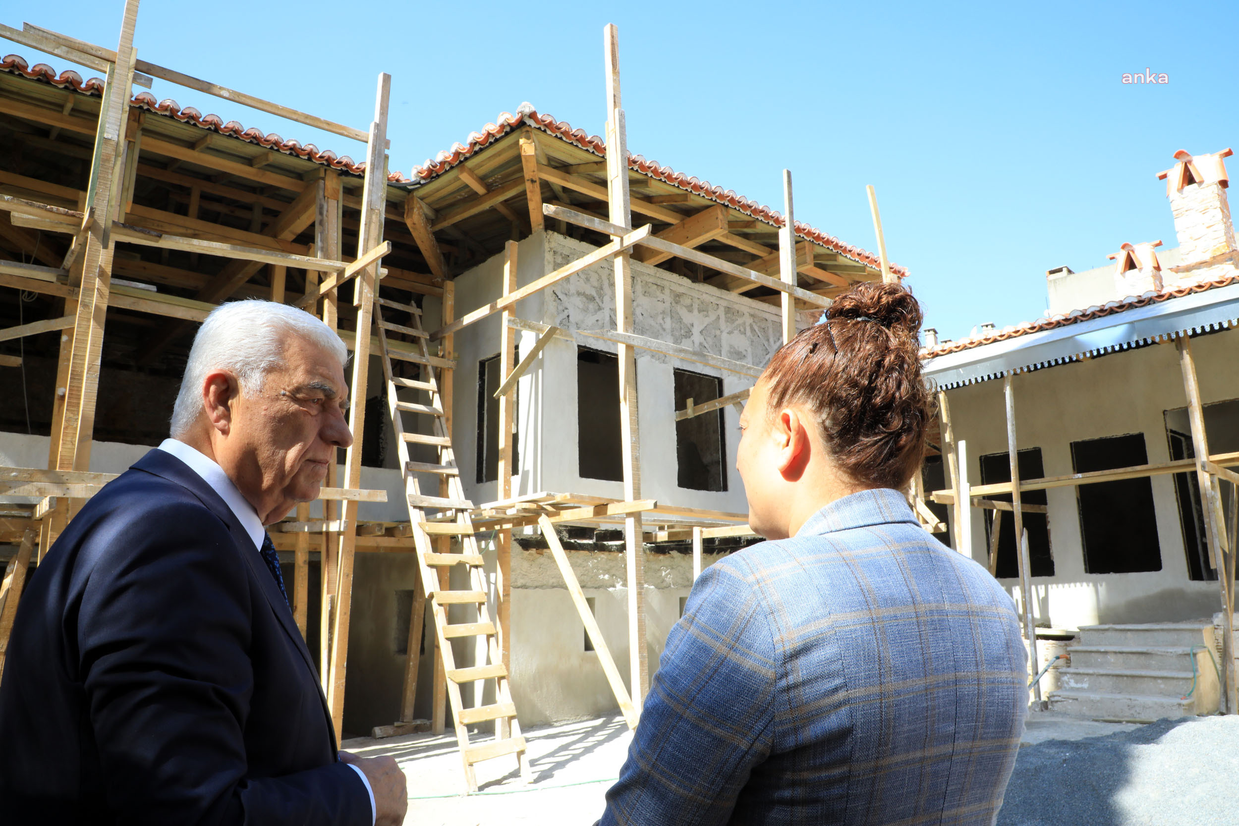 MUĞLA BÜYÜKŞEHİR, AĞA BAHÇESİ KONAĞINDAKİ ÇALIŞMALARIN YÜZDE 75'İNİ TAMAMLADI