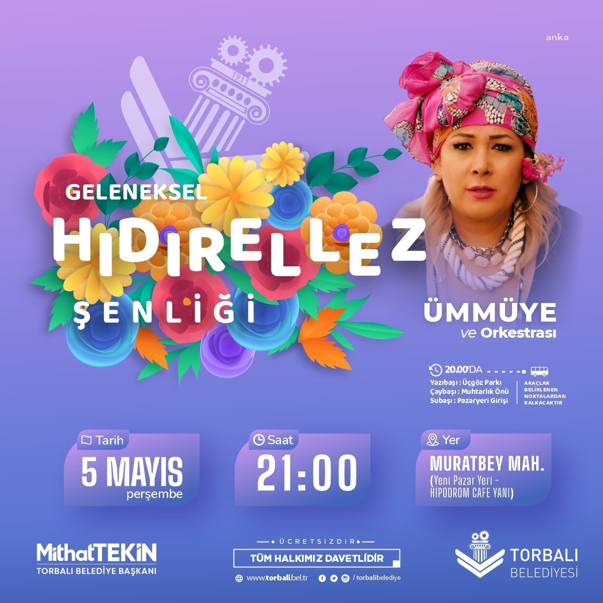 TORBALI BELEDİYESİ’NDEN 'HIDIRELLEZ ŞENLİĞİ'
