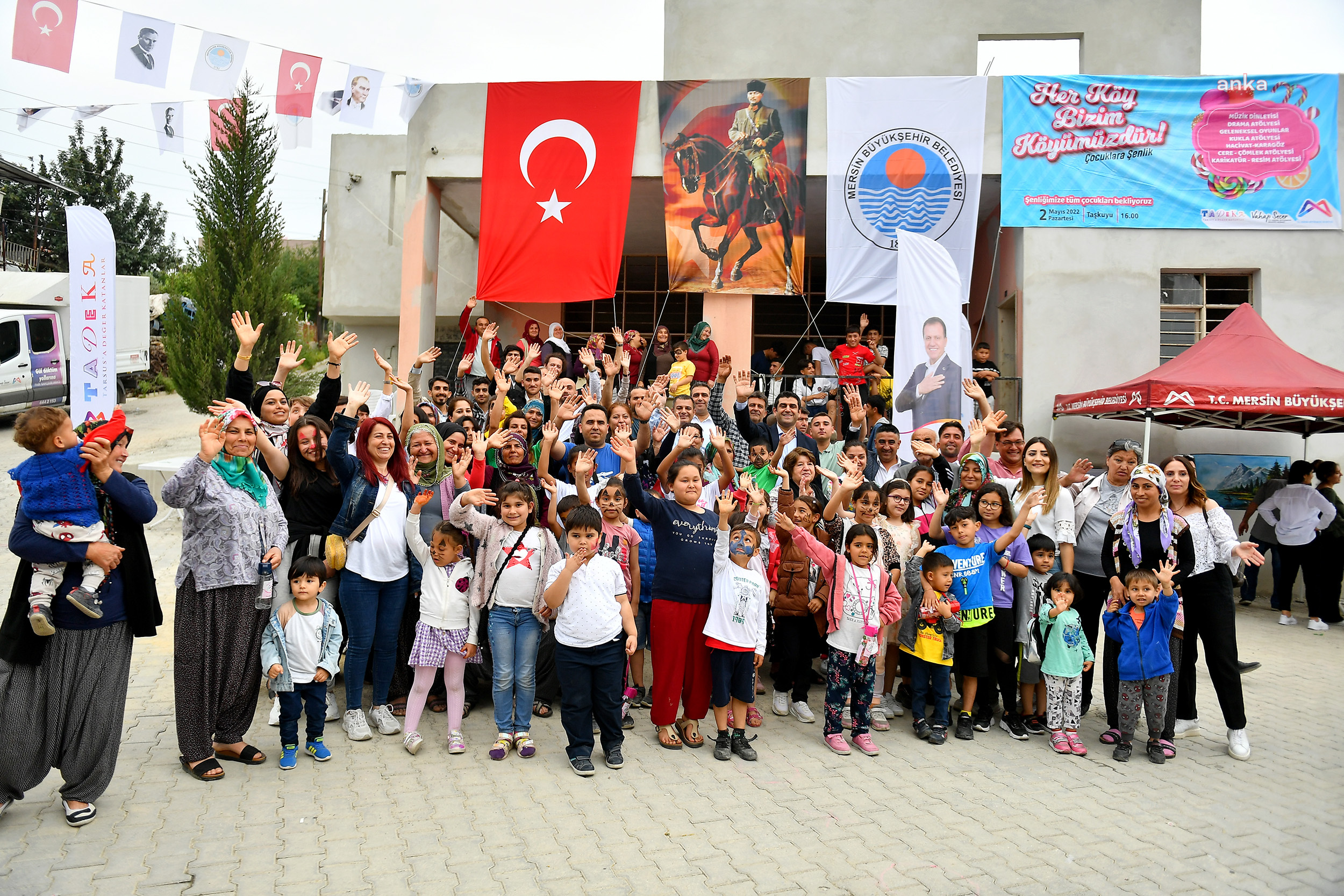 MERSİN BÜYÜKŞEHİR'DEN TARSUS’UN KÖYLERİNDE BAYRAM ŞENLİĞİ