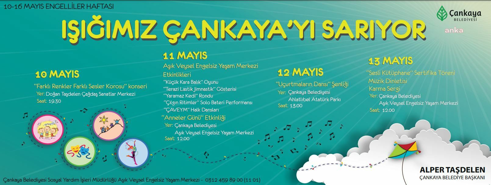 ÇANKAYA BELEDİYESİ'NDEN ENGELLİLER HAFTASI ETKİNLİKLERİ
