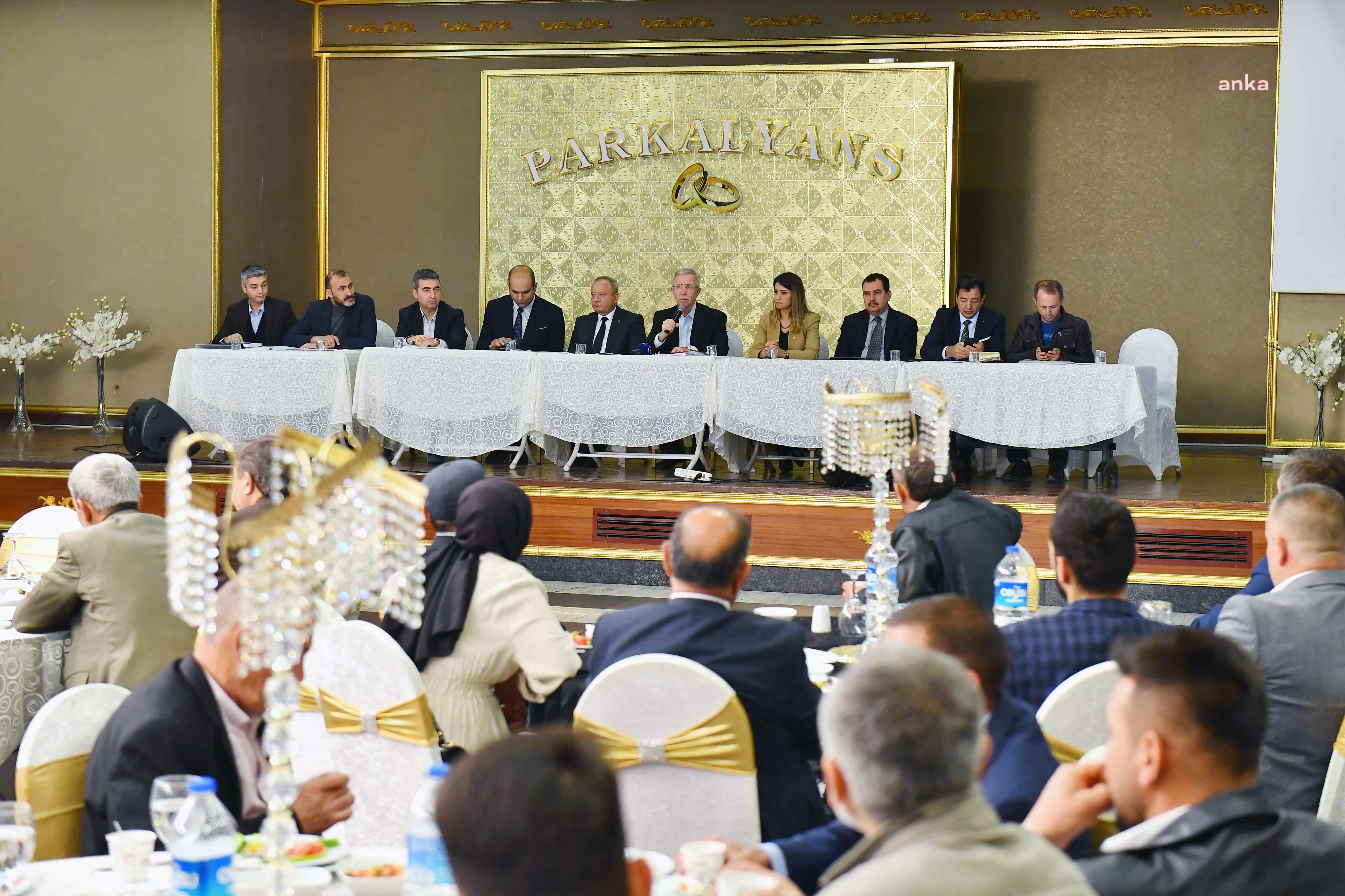 MANSUR YAVAŞ İLÇE ZİYARETLERİNE AKYURT İLE DEVAM ETTİ