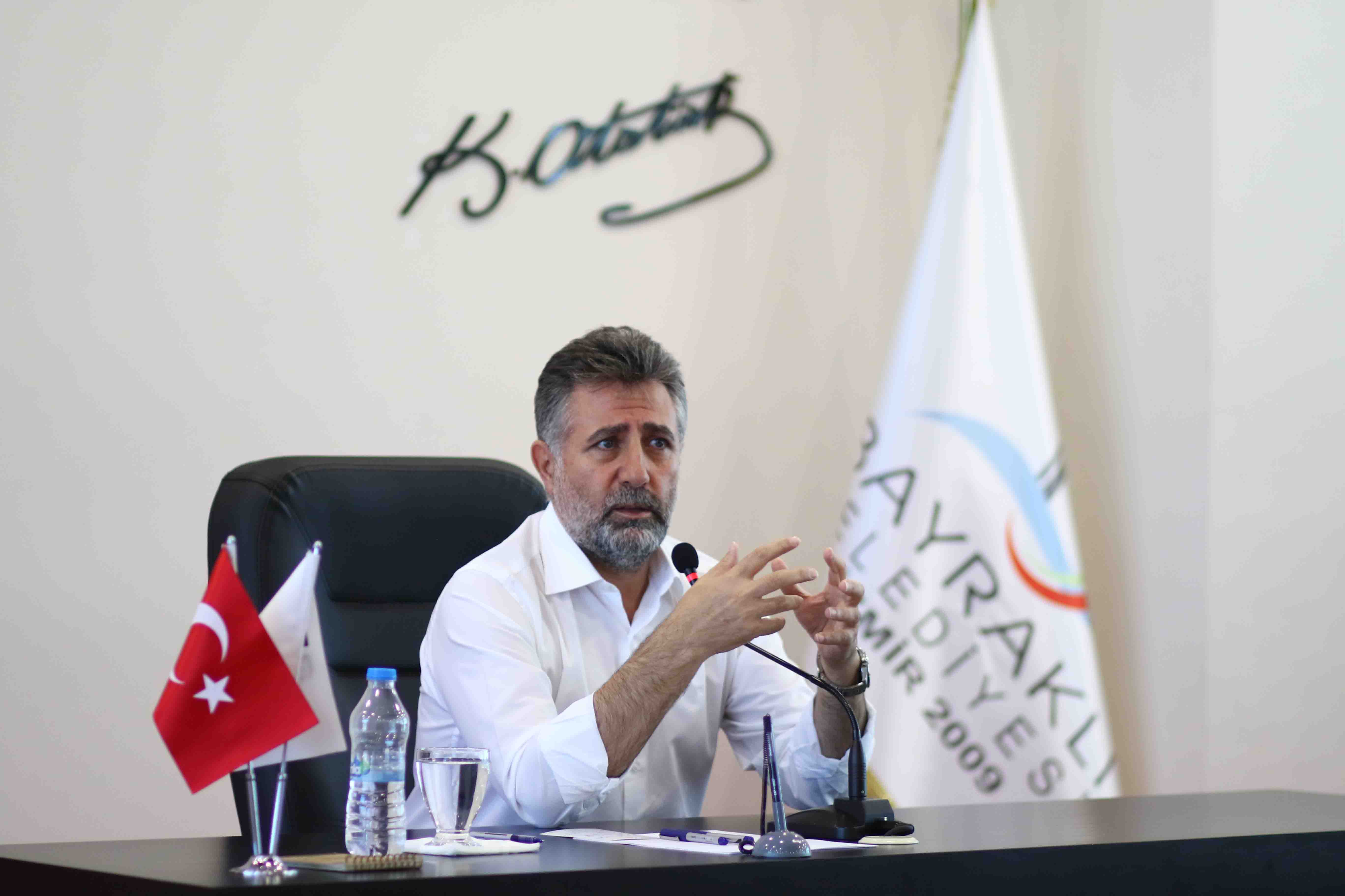 BAYRAKLI BELEDİYE BAŞKANI SANDAL: "REFEREANSIMIZ; İŞİMİZ"