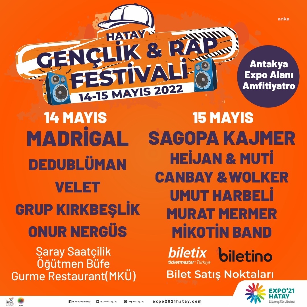 EĞİTİM ZİRVESİ VE RAP RÜZGÂRI EXPO’21 HATAY’DA