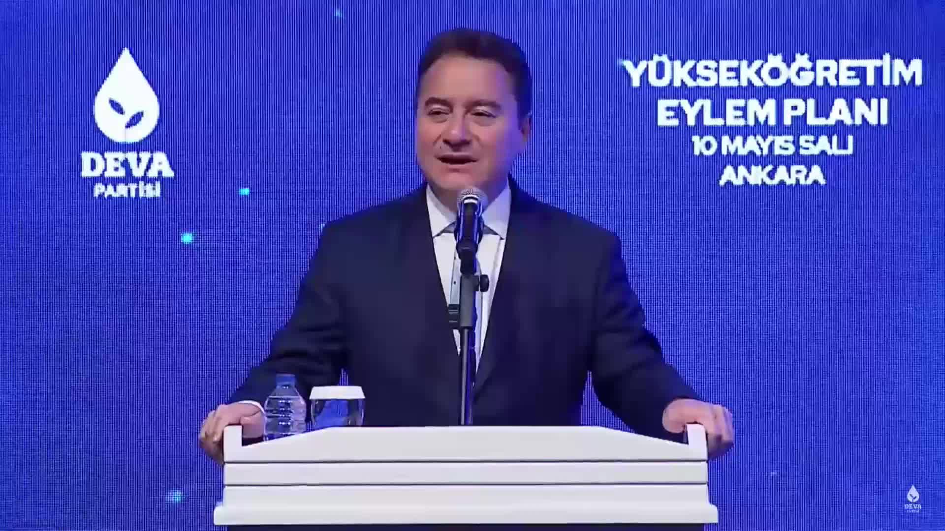 BABACAN: "YÖK’Ü KAPATACAĞIZ. CUMHURBAŞKANI’NIN KAFASINA ESTİĞİ GİBİ REKTÖR ATAMASINI ENGELLEYECEĞİZ. ÜNİVERSİTEYE GİRİŞ SINAV SİSTEMİNİ DEĞİŞTİRECEĞİZ”