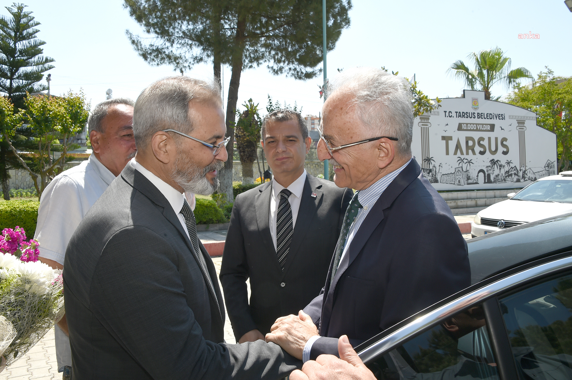 MURAT KARAYALÇIN TARSUS BELEDİYE BAŞKANI BOZDOĞAN İLE BİR ARAYA GELDİ