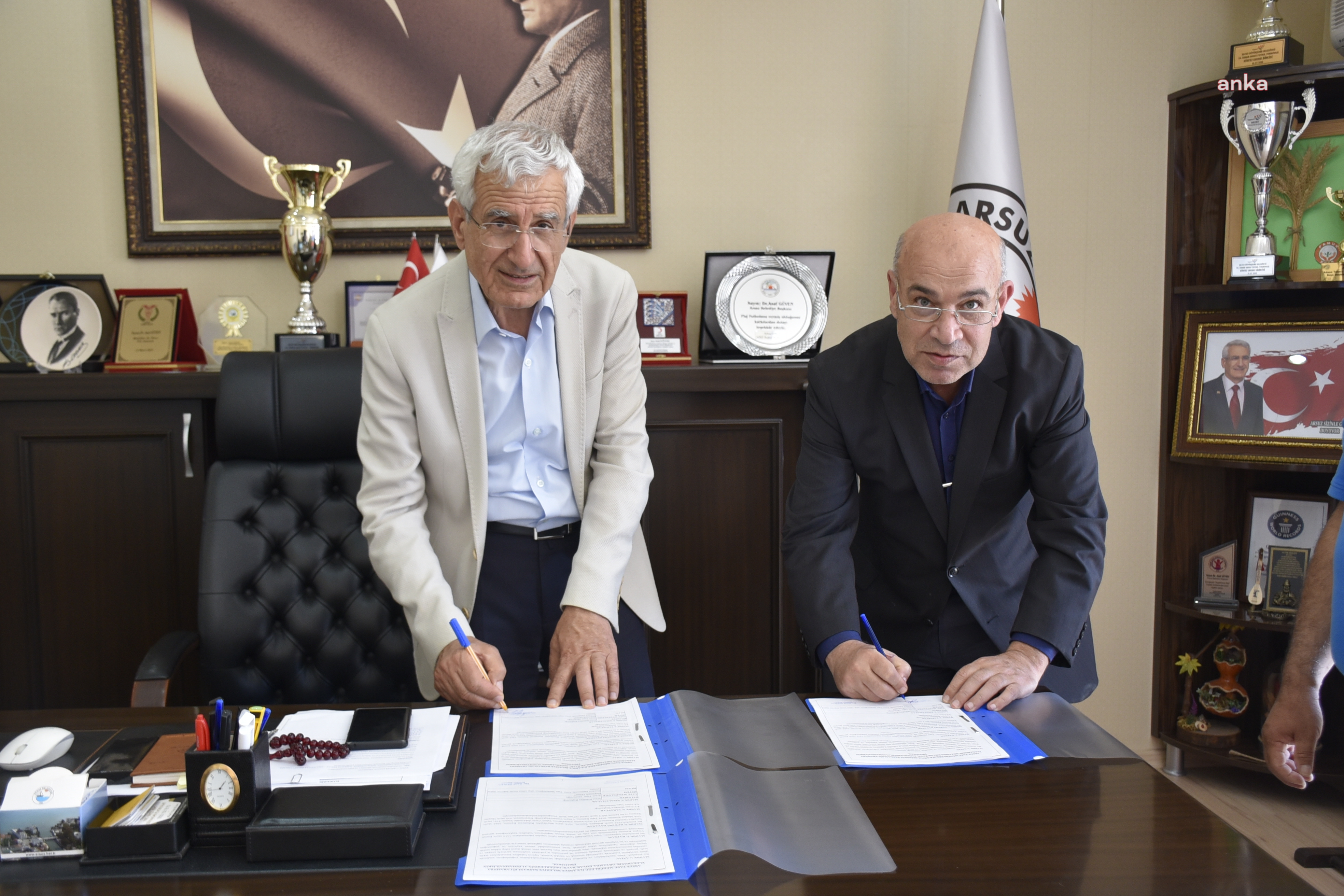 ARSUZ BELEDİYESİ İLE ARSUZ TAPU MÜDÜRLÜĞÜ ARASINDA PROTOKOL İMZALANDI