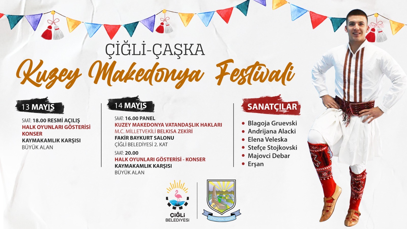 ÇİĞLİ FESTİVALE HAZIR: KUZEY MAKEDONYA İÇİŞLERİ BAKANI ÇİĞLİ’YE GELİYOR