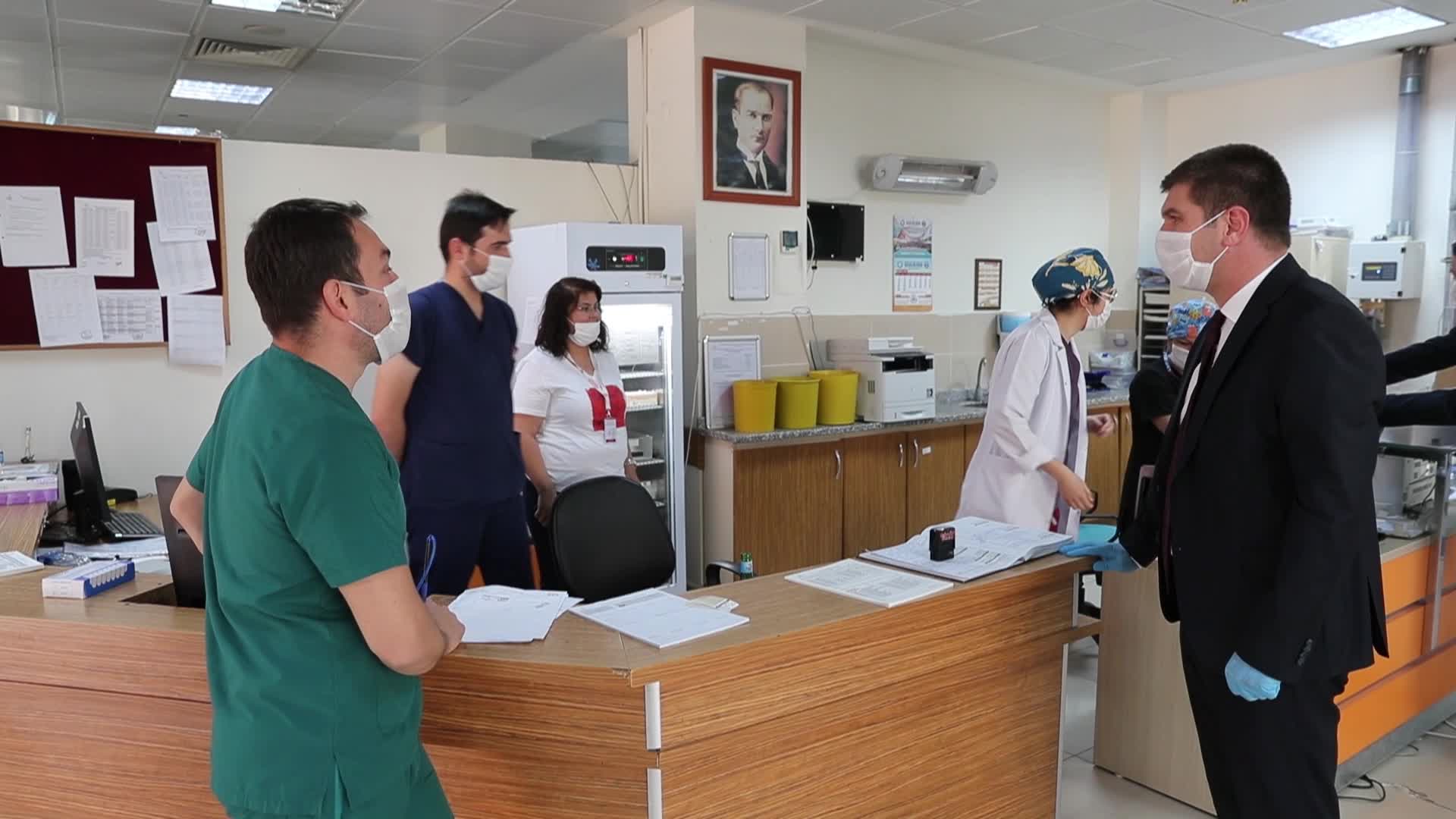 BURDUR BELEDİYE BAŞKANI ERCENGİZ SAĞLIK ÇALIŞANLARINI UNUTMADI
