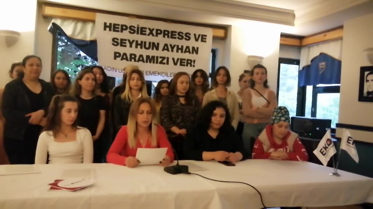 KADIN USTALAR PROJE YÖNETİM ŞİRKETİ’NDE ÇALIŞAN KADINLAR: MAAŞLARIMIZ 3 AYDIR ÖDENMİYOR