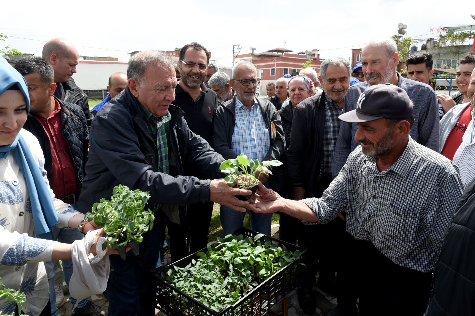 SEYHAN BELEDİYESİ'NDEN ÇİFTÇİYE FİDE VE FİDAN DESTEĞİ