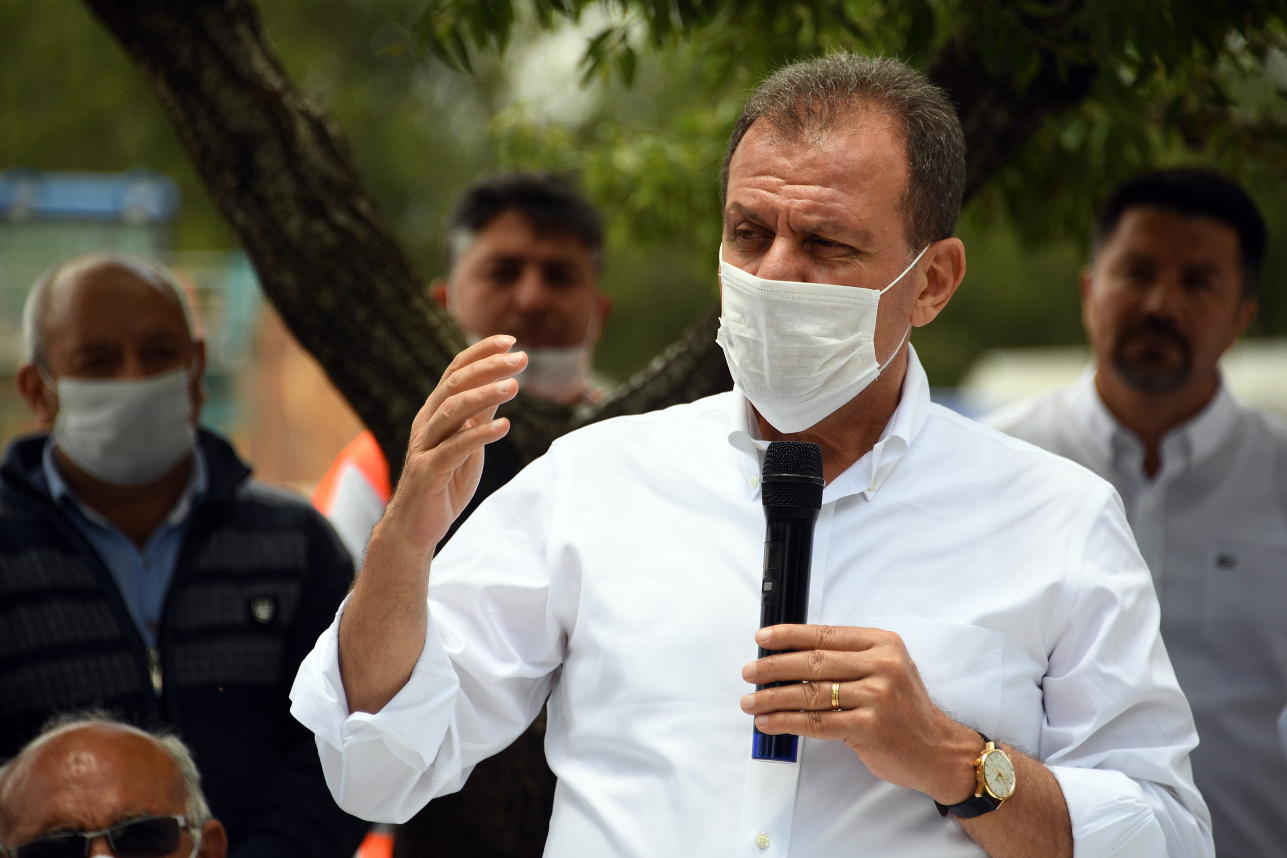 VAHAP SEÇER, GÜLNAR, AYDINCIK VE BOZYAZI İLÇELERİNİ ZİYARET ETTİ