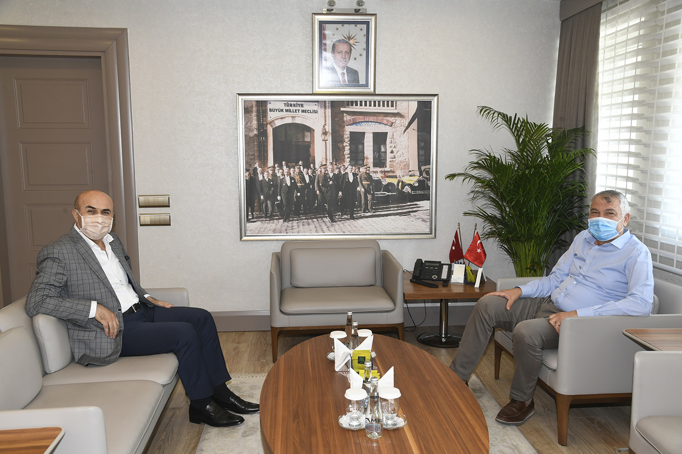 ZEYDAN KARALAR, VALİ DEMİRTAŞ'A VEDA ETTİ, BAŞARILAR DİLEDİ