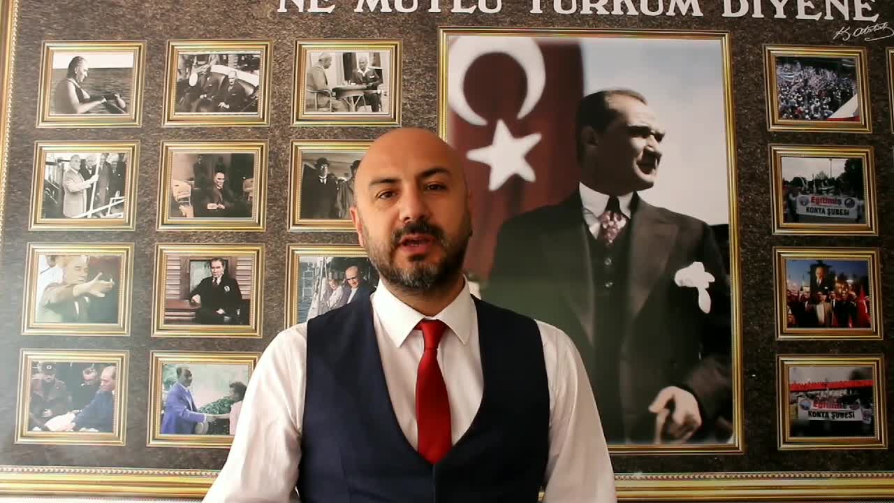 EĞİTİM-İŞ SENDİKASI KONYA ŞUBESİ, EĞİTİM-BİR SEN BAŞKANI YALÇIN'IN SURİYE’DE AÇILIŞA KATILMASINA TEPKİ GÖSTERDİ