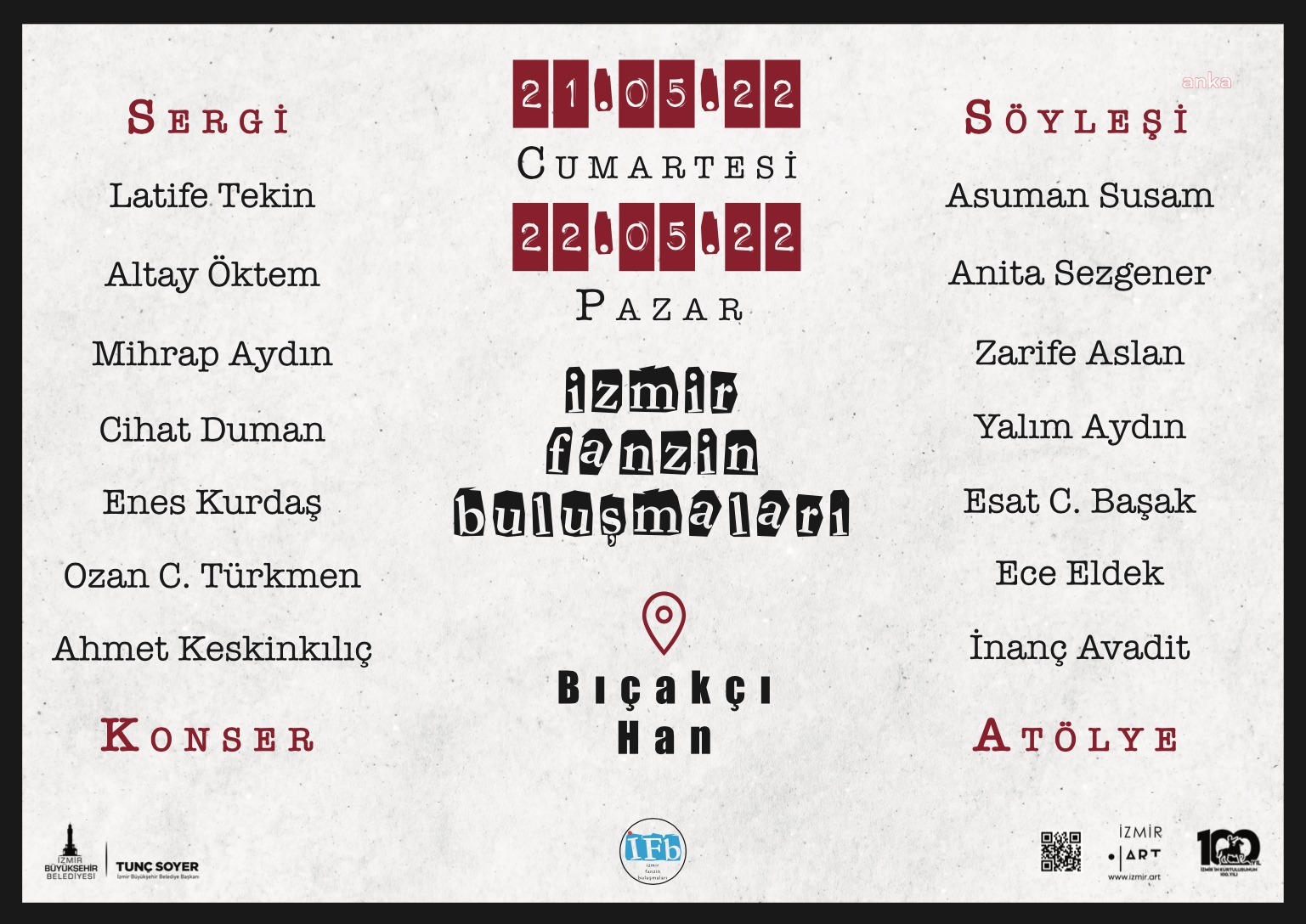 İZMİR’DE GENÇLER, USTA YAZARLARLA BİR ARAYA GELECEK