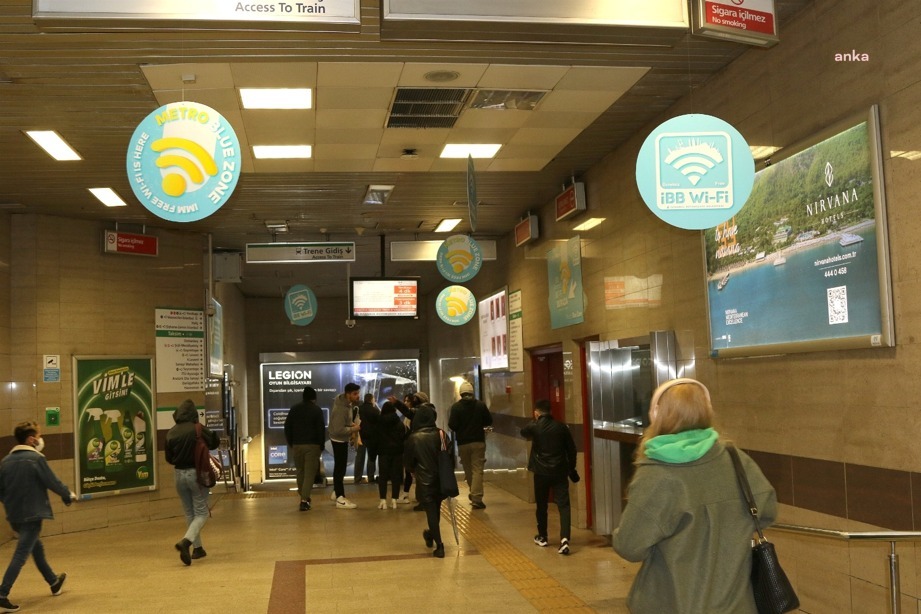 İBB’NİN BEDAVA İNTERNETİ ARTIK TÜM METROLARDA