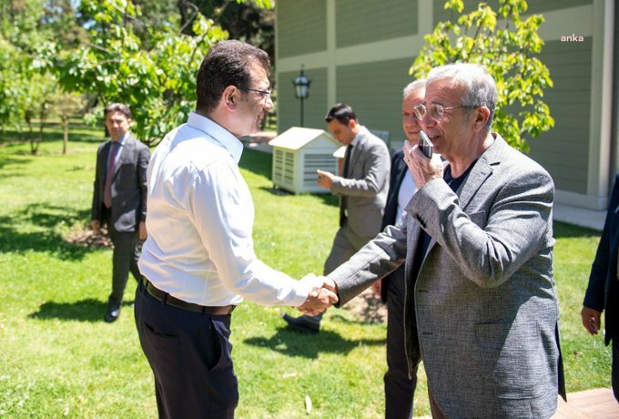 "İMAMOĞLU VE YAVAŞ, 'MİLLETİN SESİ' MİTİNGİNE BİRLİKTE GİTTİ"