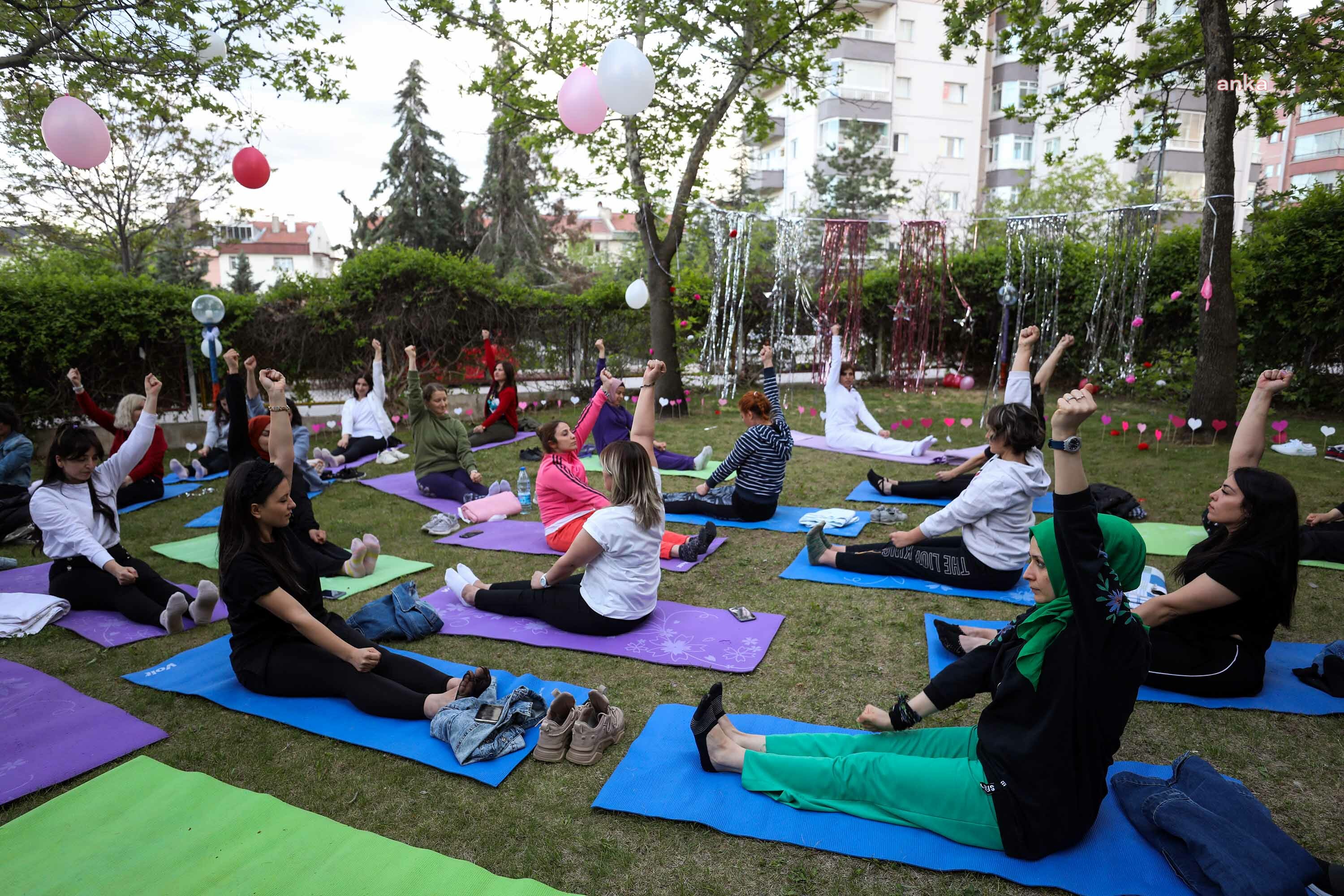 YENİMAHALLE BELEDİYESİ’NDEN ANNELERE YOGA EĞİTİMİ
