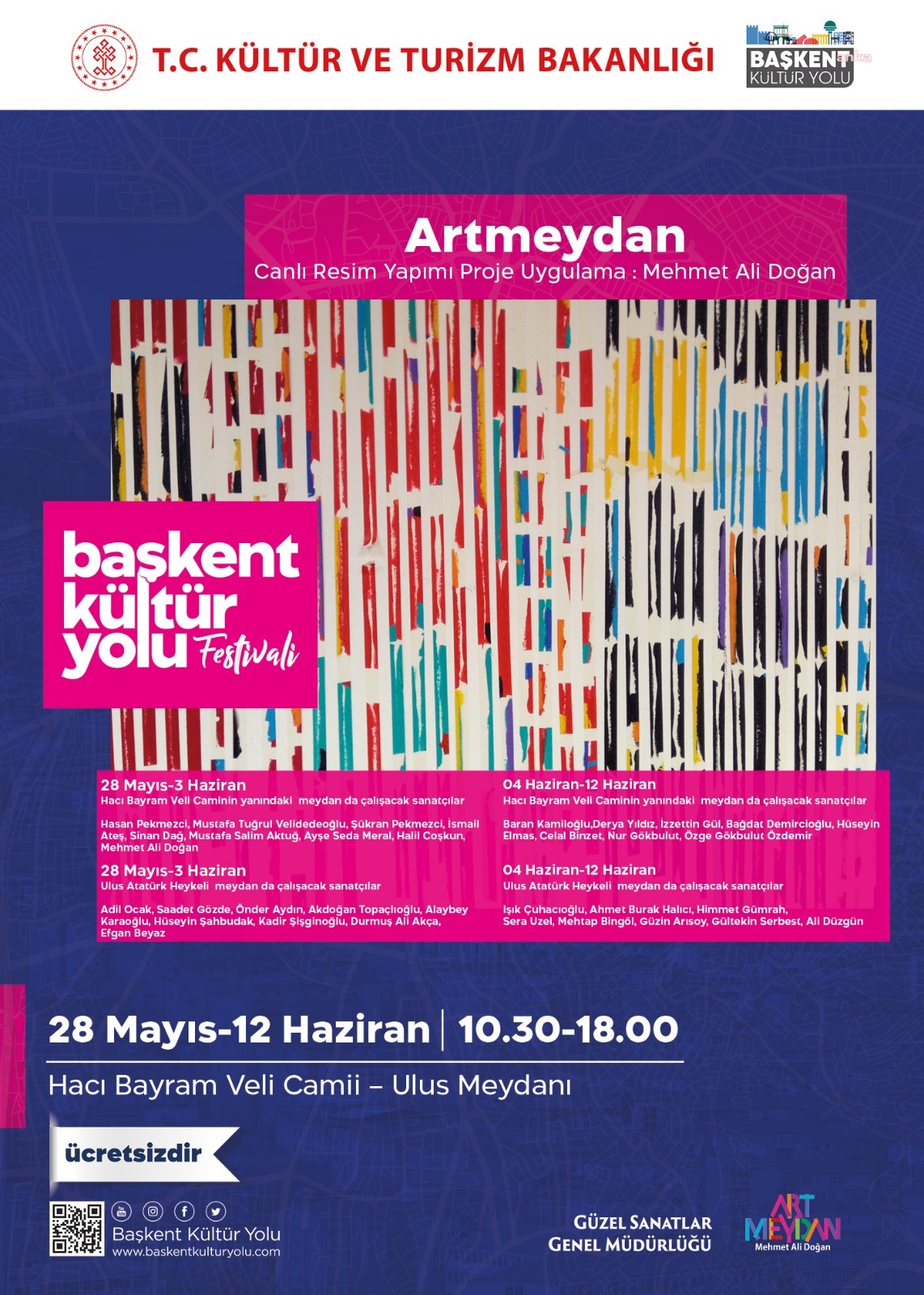 33 RESSAM ANKARA'DA MEYDANLARDA RESİM ÇİZECEK, TABLOLAR OKUL DUVARLARINA ASILACAK