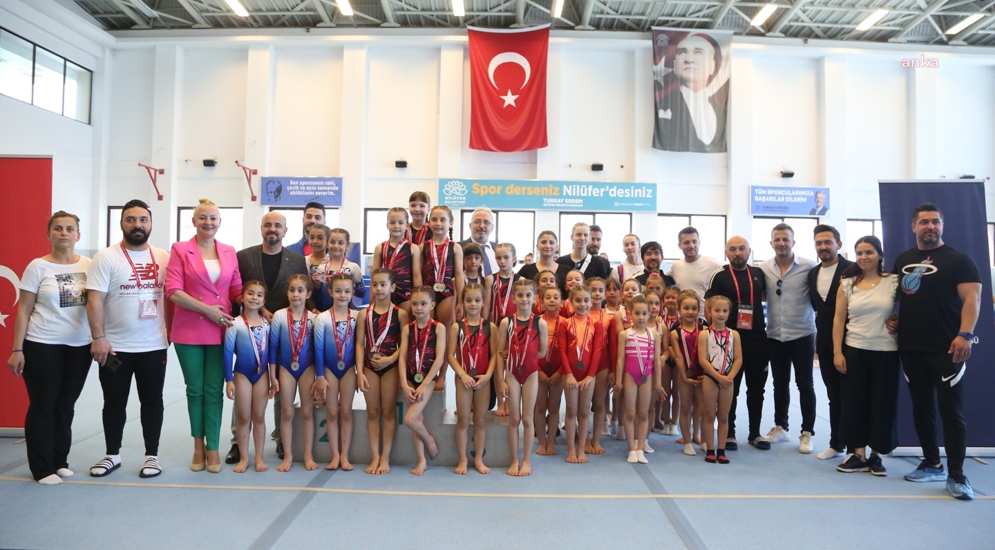 MİNİK CİMNASTİKÇİLER, NİLÜFER’DE YARIŞTI