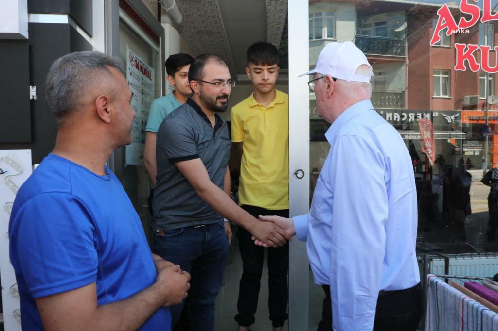 ODUNPAZARI BELEDİYE BAŞKANI KURT, MAHALLE ZİYARETLERİNİ SÜRDÜRÜYOR