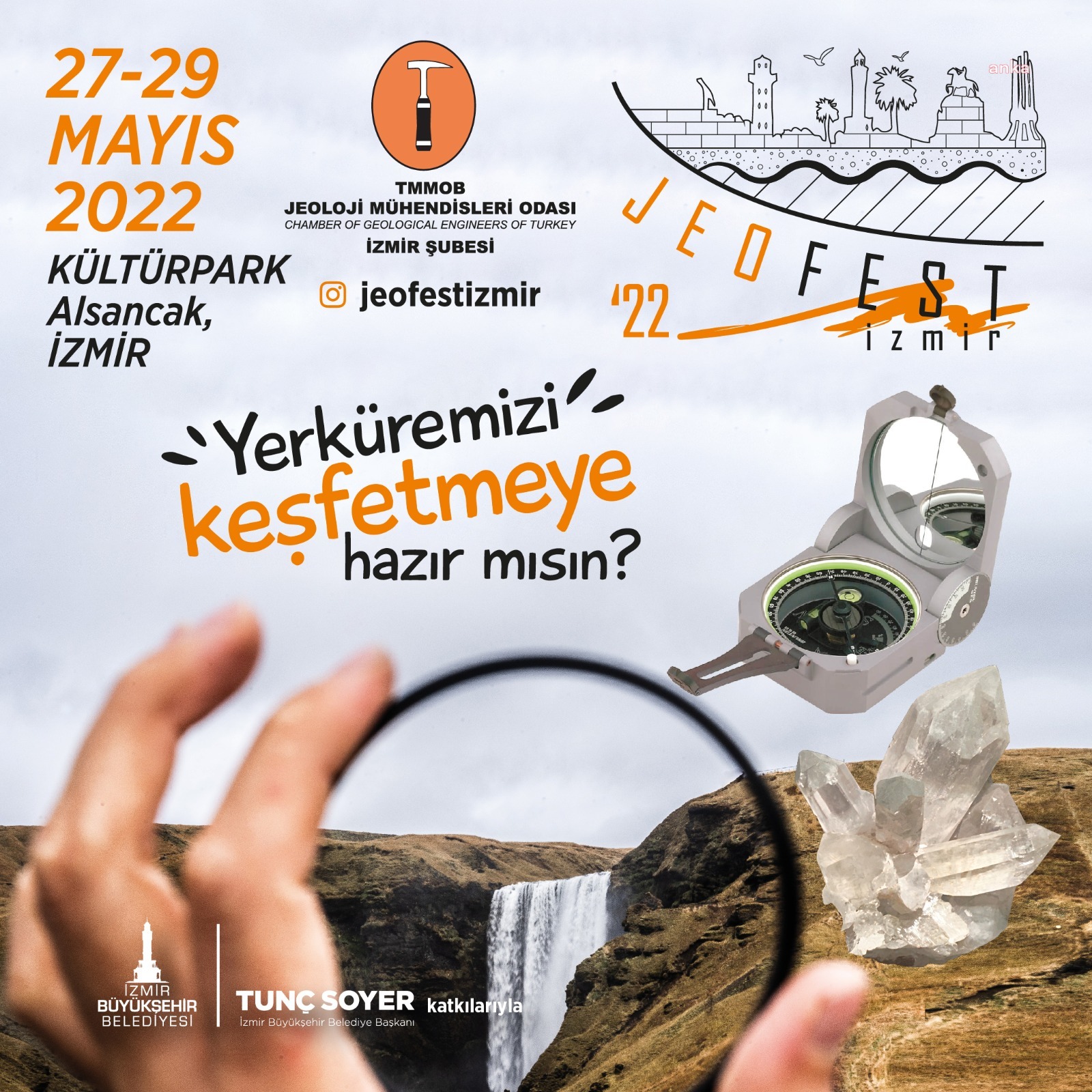 İZMİR TÜRKİYE’NİN İLK JEOLOJİ FESTİVALİNE EV SAHİPLİĞİ YAPIYOR