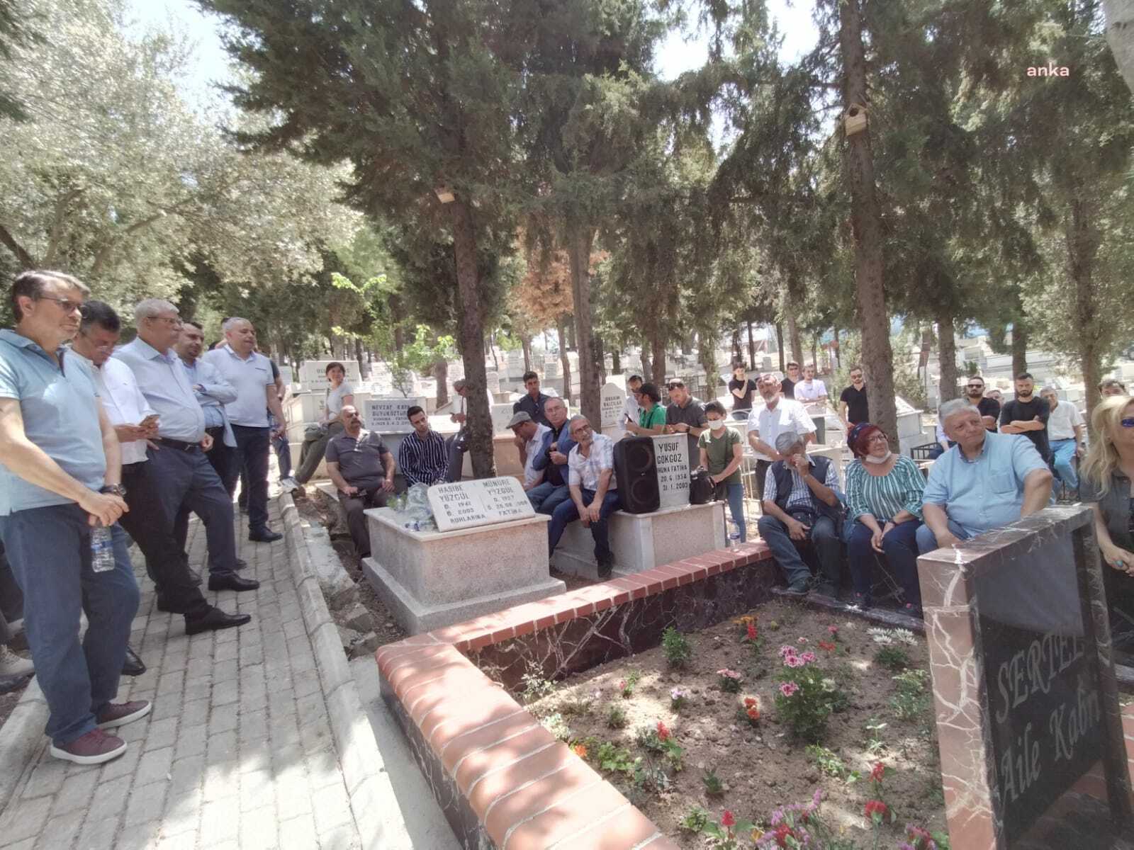 GAZETECİ ZİYNET SERTEL MEZARI BAŞINDA ANILDI