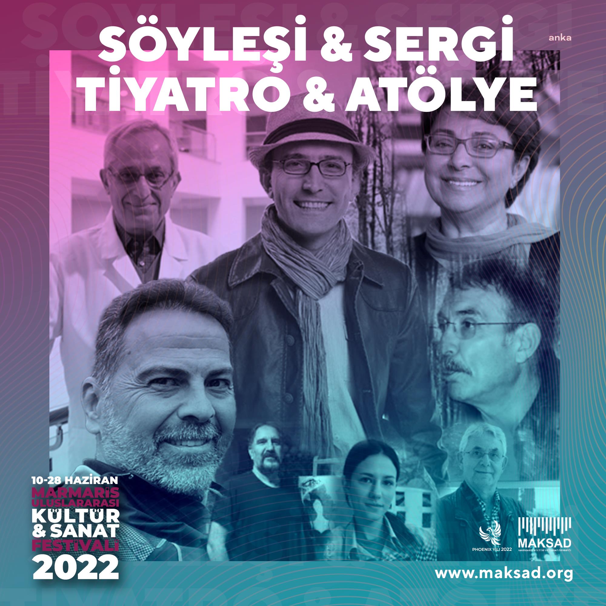 MARMARİS ULUSLARARASI KÜLTÜR VE SANAT FESTİVALİ SÖYLEŞİLERLE DOPDOLU GEÇECEK