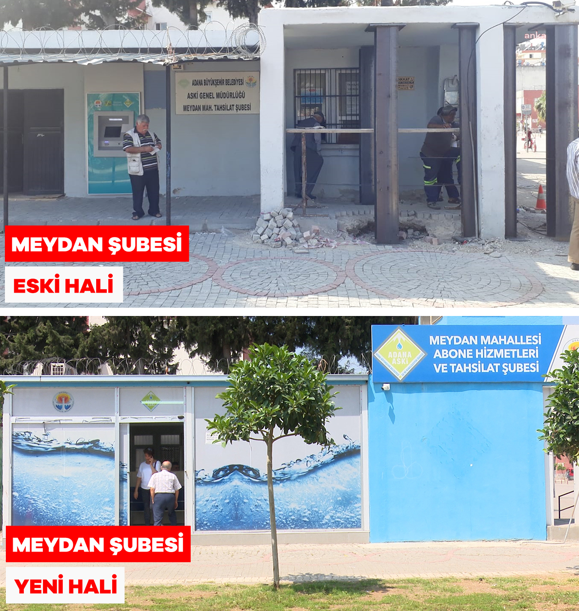 ADANALILAR ASKİ ABONE MERKEZLERİYLE ZAMANDAN KAZANIYOR