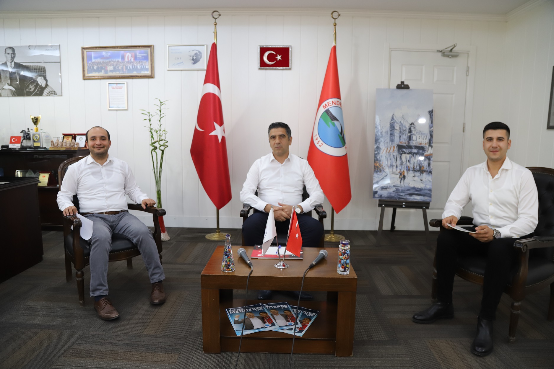 MENDERES BELEDİYE BAŞKANI KAYALAR, GENÇLERİN SORULARINI YANITLADI