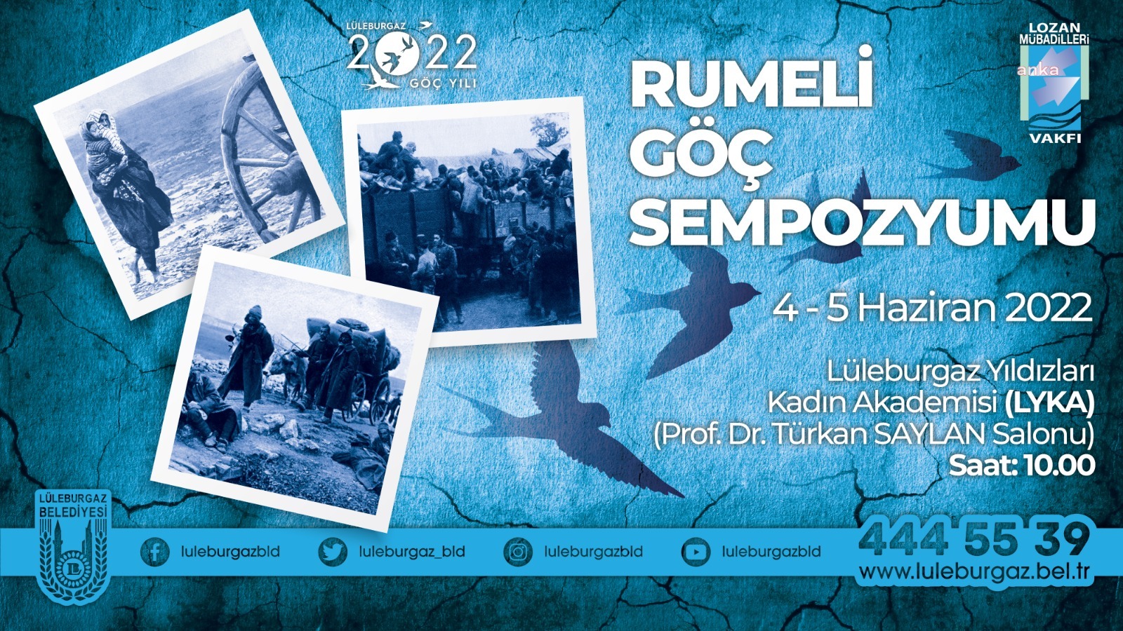 RUMELİ GÖÇ SEMPOZYUMU, LÜLEBURGAZ'DA BAŞLIYOR