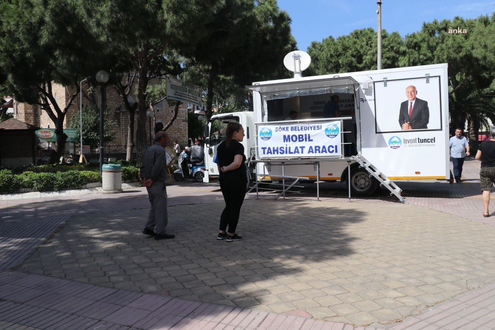 SÖKE BELEDİYESİ MOBİL HİZMET ARACI YOĞUNLUK YAŞANMASINI ÖNLEDİ