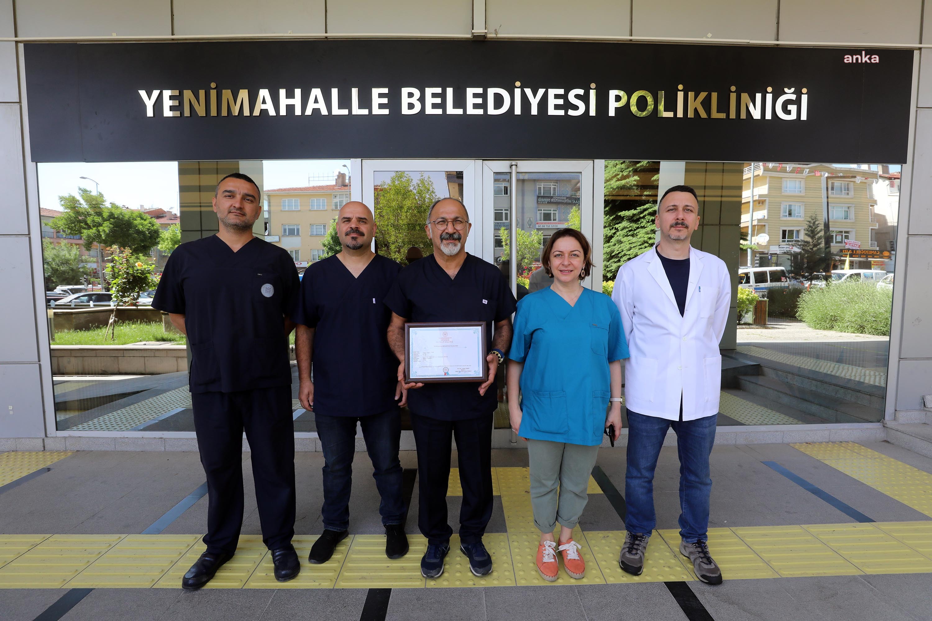 TÜRKİYE’NİN İLK RUHSATLI BELEDİYE KLİNİĞİ YENİMAHALLE’DE