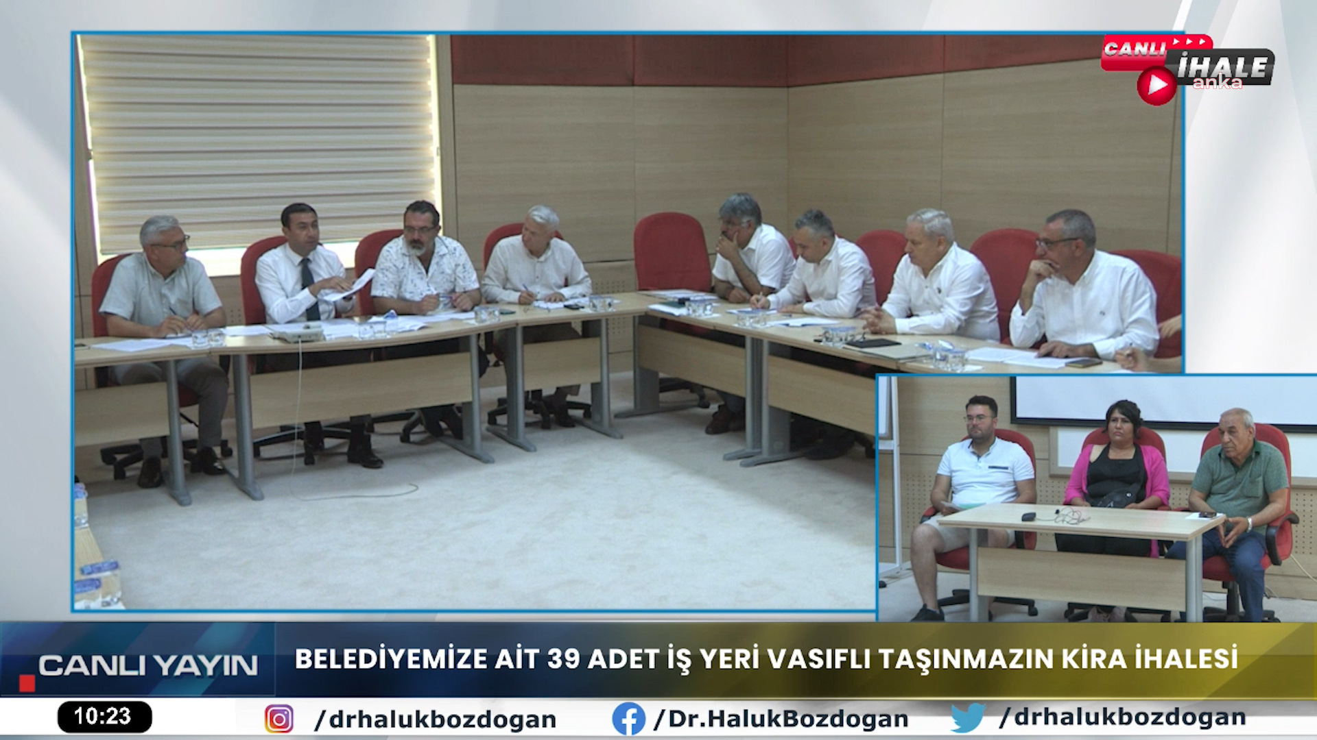TARSUS BELEDİYESİ’NİN 39 İŞYERİ KİRA İHALESİ CANLI YAYINLANDI