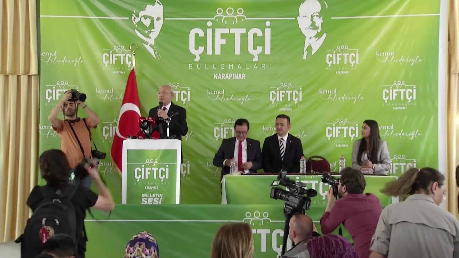 KILIÇDAROĞLU, KONYA’DA ÇİFTÇİ KADINLARLA BULUŞTU: "BEŞLİ ÇETEDEN ALACAĞIM, ÇİFTÇİYE VERECEĞİM"
