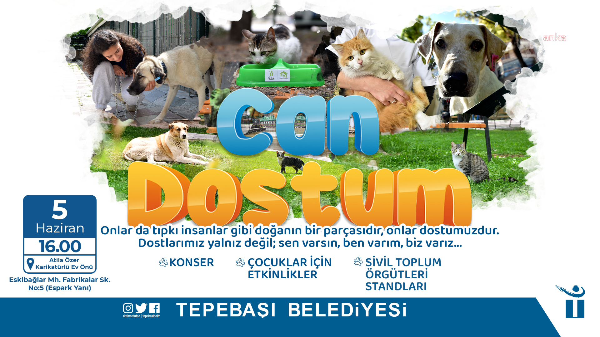 "CAN DOSTUM PROJESİ" TEPEBAŞI'NDA HAYAT BULUYOR