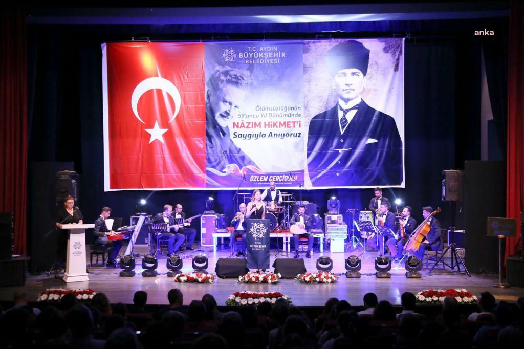 AYDIN BÜYÜKŞEHİR BELEDİYESİ NÂZIM HİKMET’İ ANDI