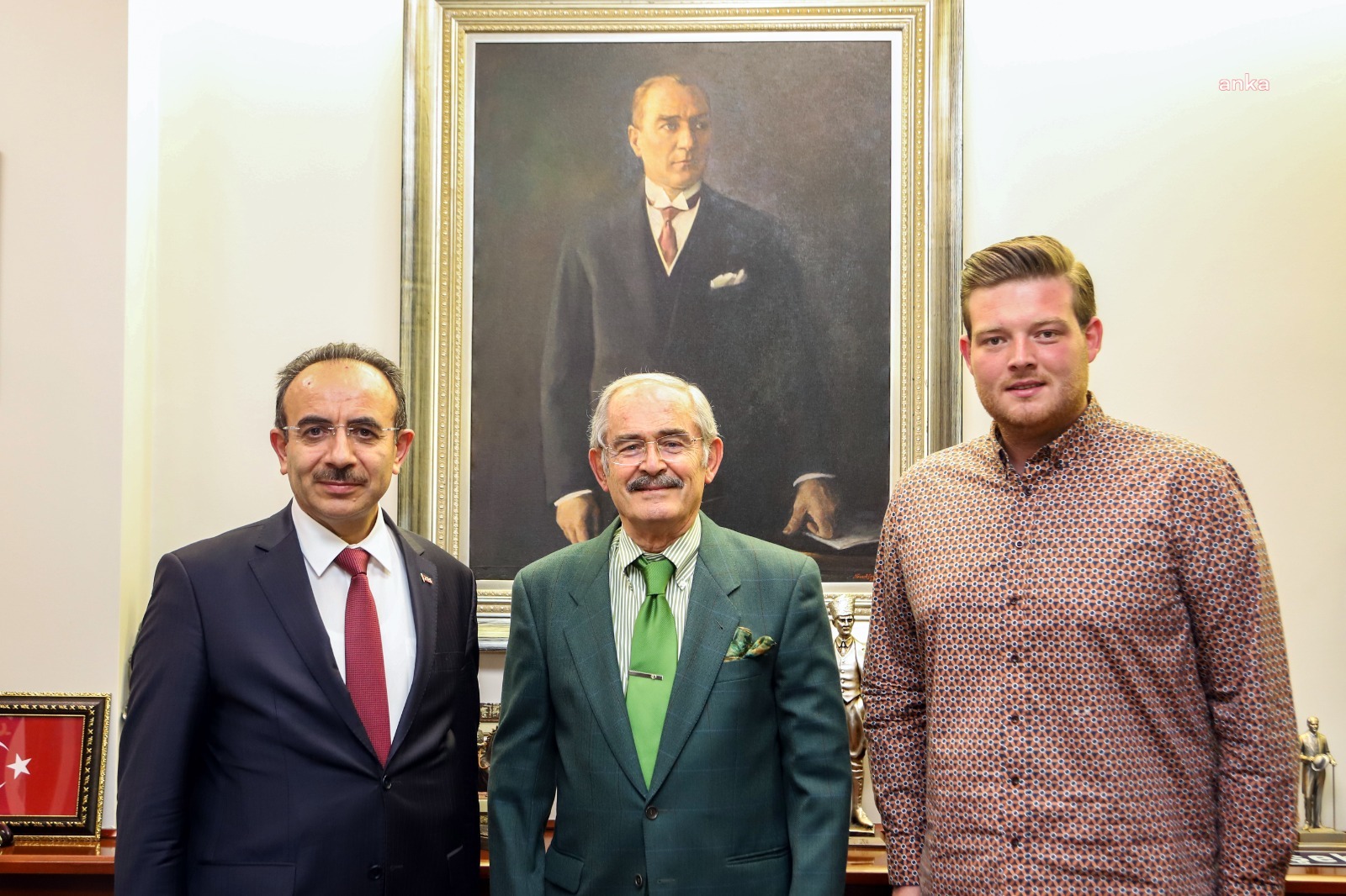 ESKİŞEHİR BÜYÜKŞEHİR BAŞKANI BÜYÜKERŞEN’E NEZAKET ZİYARETİ