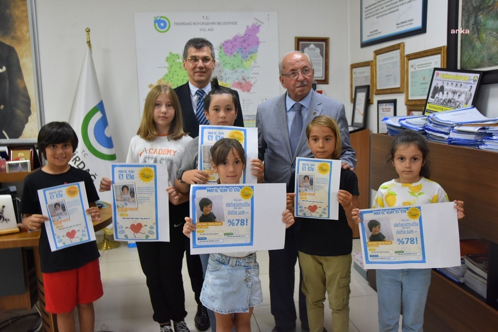 TEKİRDAĞ BÜYÜKŞEHİR BELEDİYE BAŞKANI ALBAYRAK, YARDIMSEVER ÇOCUKLARI KONUK ETTİ