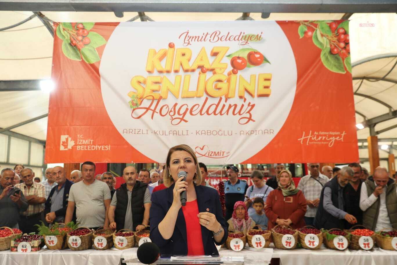 İZMİTLİLER KİRAZ ŞENLİĞİNDE BULUŞTU