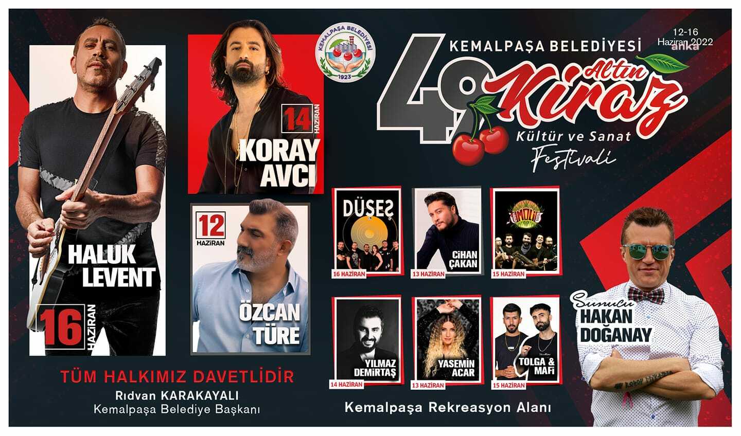 KEMALPAŞA’DA KİRAZ FESTİVALİ BAŞLIYOR