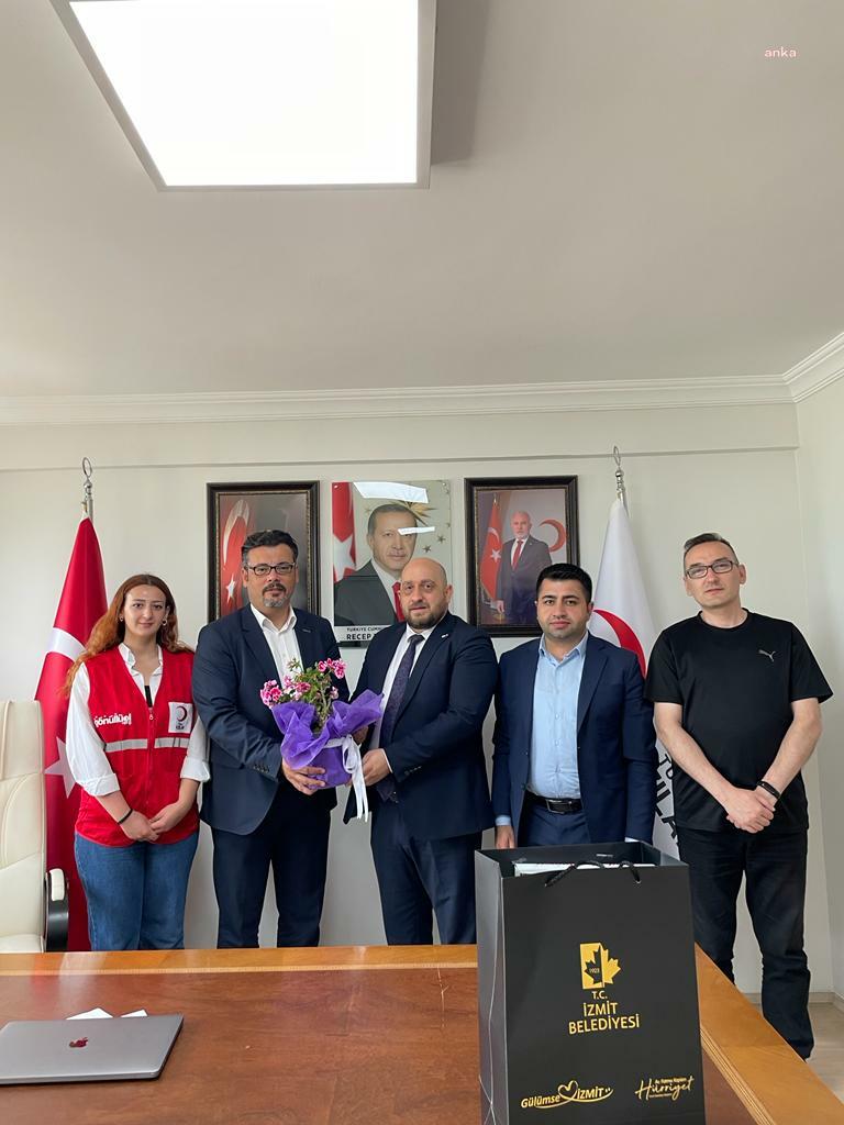 İZMİT BELEDİYESİ’NDEN KIZILAY KOCAELİ ŞUBE BAŞKANLIĞI’NA ZİYARET