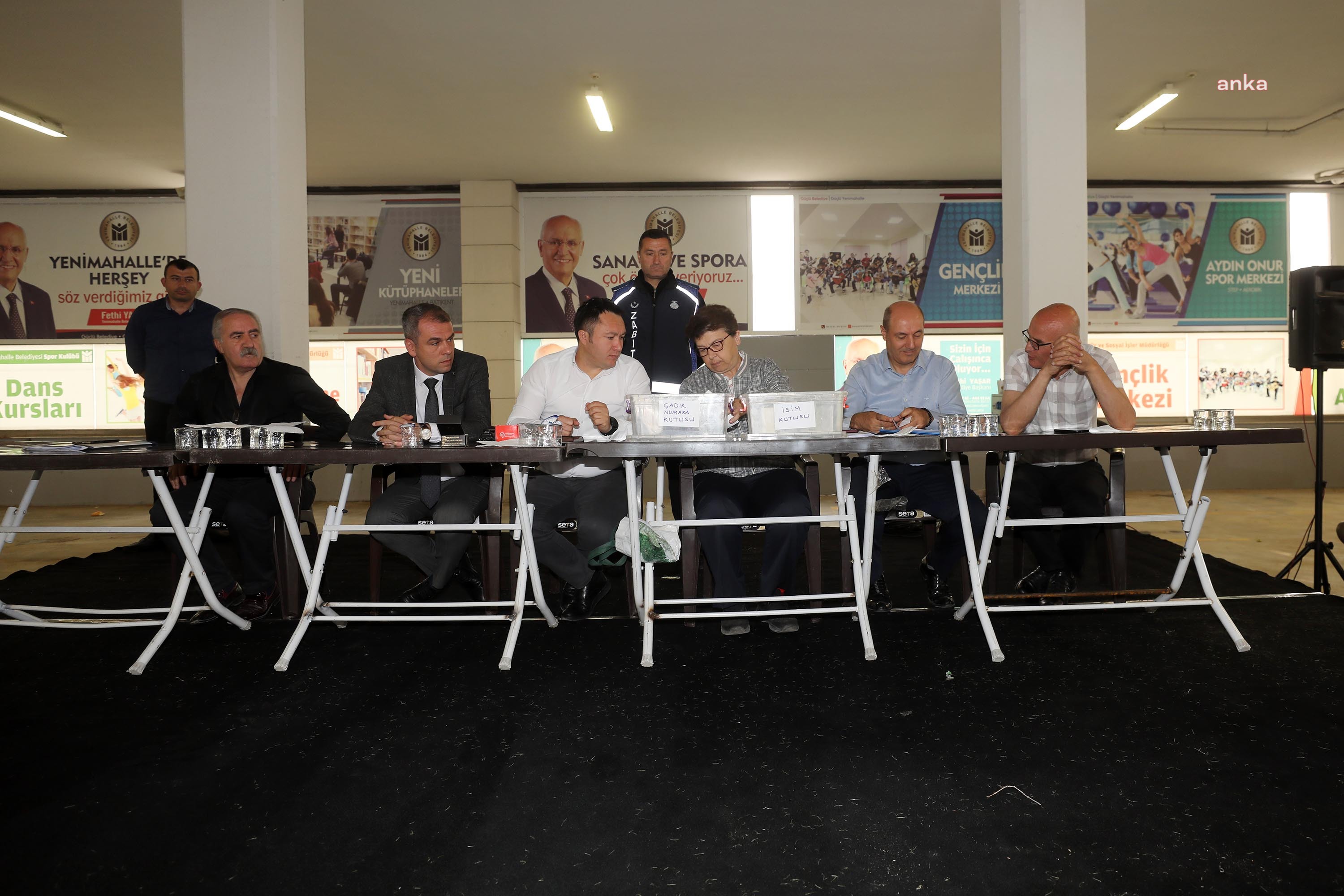 YENİMAHALLE'DE KURBAN ÇADIR YERLERİ KURA İLE BELİRLENDİ
