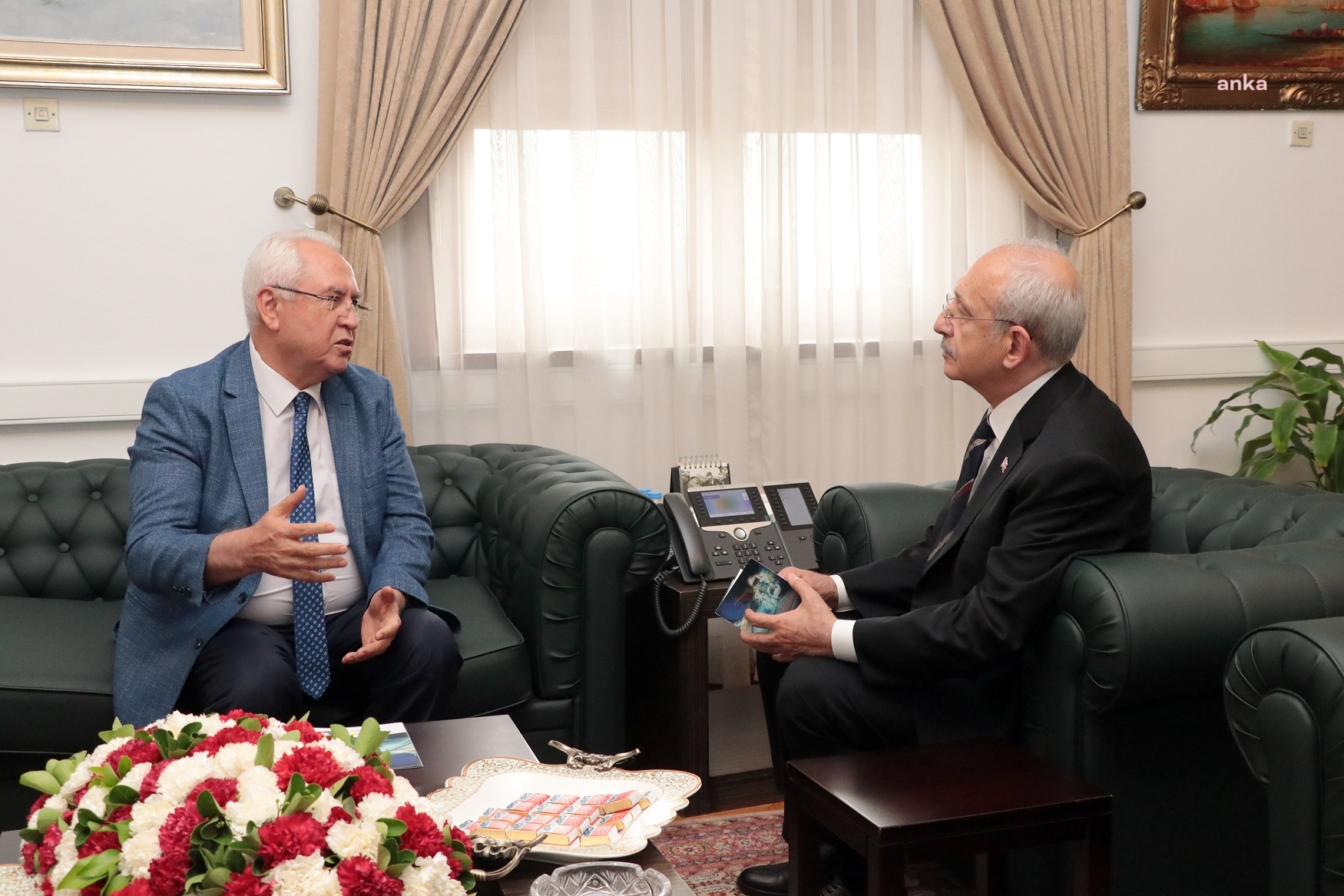 KARABAĞLAR BELEDİYE BAŞKANI SELVİTOPU'NDAN KILIÇDAROĞLU'NA ZİYARET